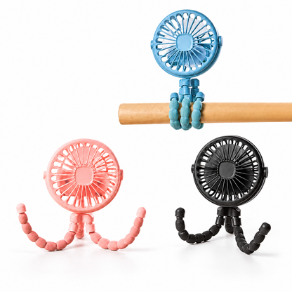 USB Mini Octopus Fan: Adjustable, Portable, Multifunctional.